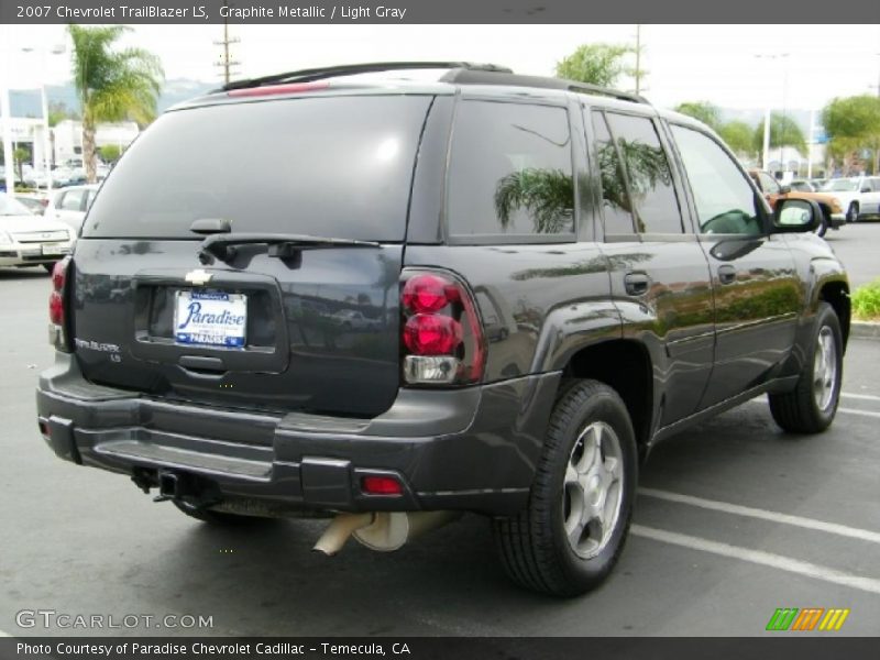 Graphite Metallic / Light Gray 2007 Chevrolet TrailBlazer LS