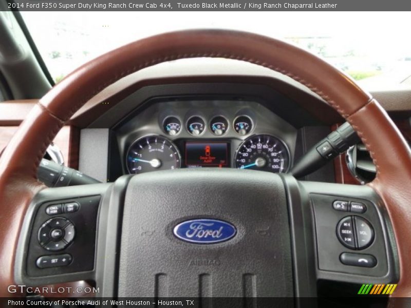 Tuxedo Black Metallic / King Ranch Chaparral Leather 2014 Ford F350 Super Duty King Ranch Crew Cab 4x4