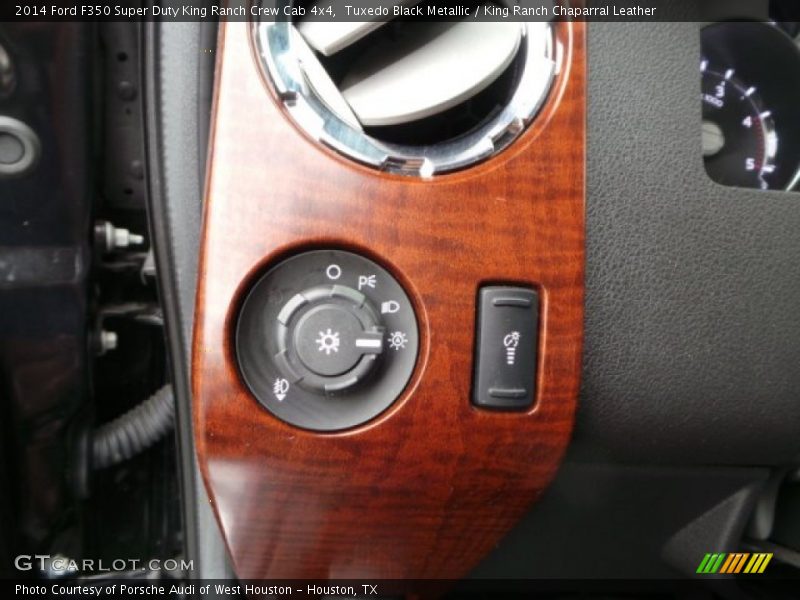 Tuxedo Black Metallic / King Ranch Chaparral Leather 2014 Ford F350 Super Duty King Ranch Crew Cab 4x4