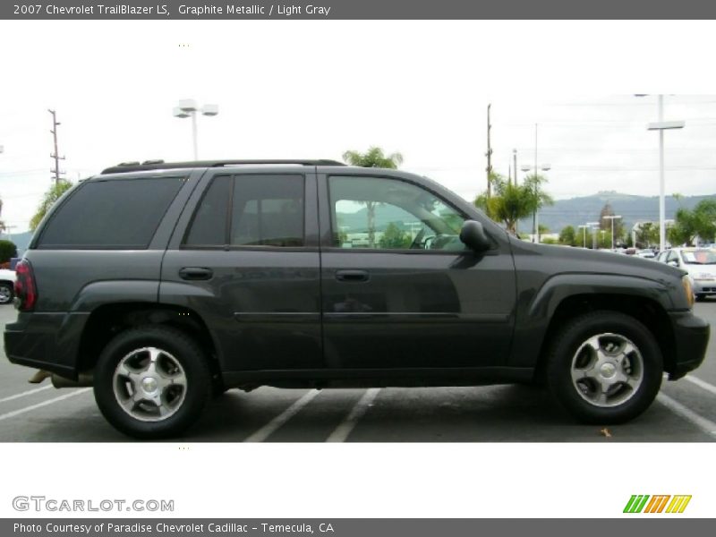 Graphite Metallic / Light Gray 2007 Chevrolet TrailBlazer LS