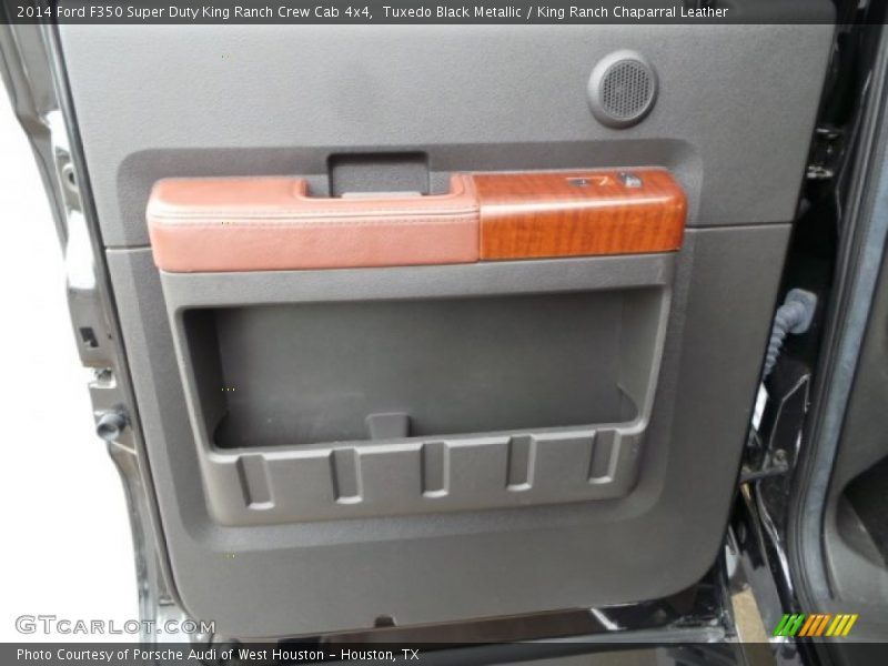 Tuxedo Black Metallic / King Ranch Chaparral Leather 2014 Ford F350 Super Duty King Ranch Crew Cab 4x4
