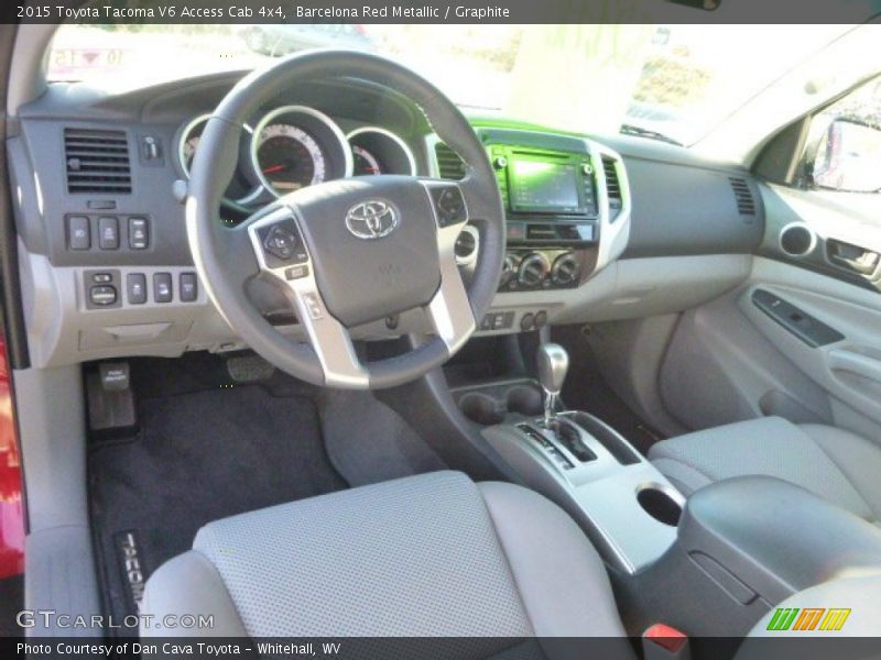 Barcelona Red Metallic / Graphite 2015 Toyota Tacoma V6 Access Cab 4x4