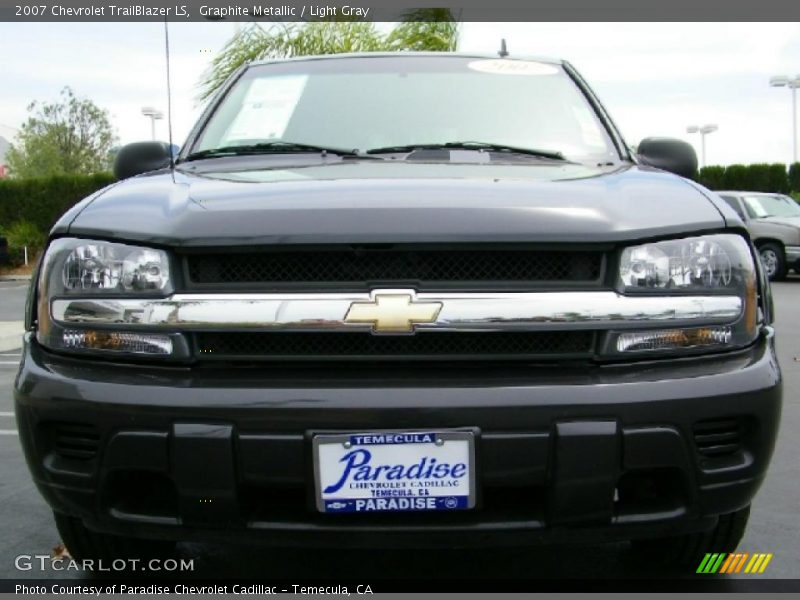 Graphite Metallic / Light Gray 2007 Chevrolet TrailBlazer LS