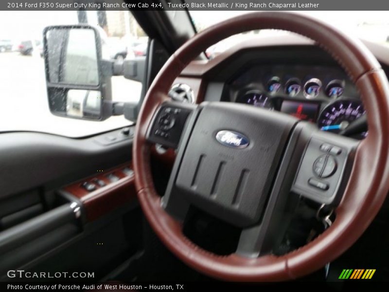 Tuxedo Black Metallic / King Ranch Chaparral Leather 2014 Ford F350 Super Duty King Ranch Crew Cab 4x4