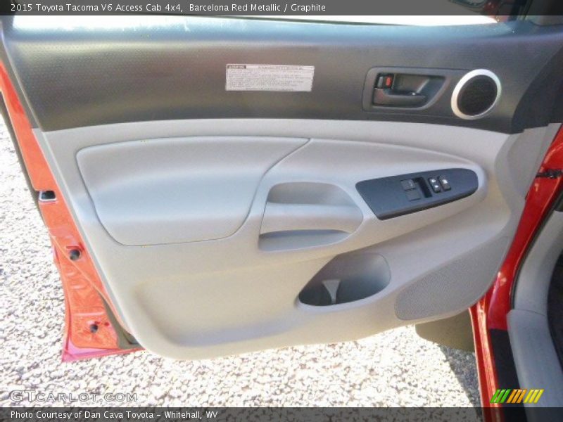 Barcelona Red Metallic / Graphite 2015 Toyota Tacoma V6 Access Cab 4x4