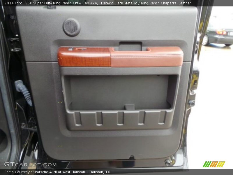 Tuxedo Black Metallic / King Ranch Chaparral Leather 2014 Ford F350 Super Duty King Ranch Crew Cab 4x4