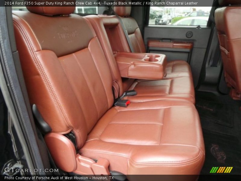 Tuxedo Black Metallic / King Ranch Chaparral Leather 2014 Ford F350 Super Duty King Ranch Crew Cab 4x4