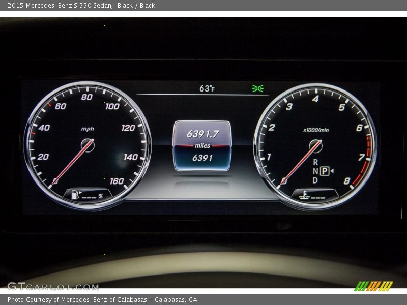 Black / Black 2015 Mercedes-Benz S 550 Sedan
