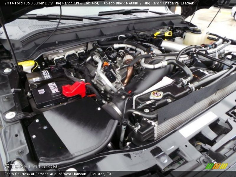 Tuxedo Black Metallic / King Ranch Chaparral Leather 2014 Ford F350 Super Duty King Ranch Crew Cab 4x4