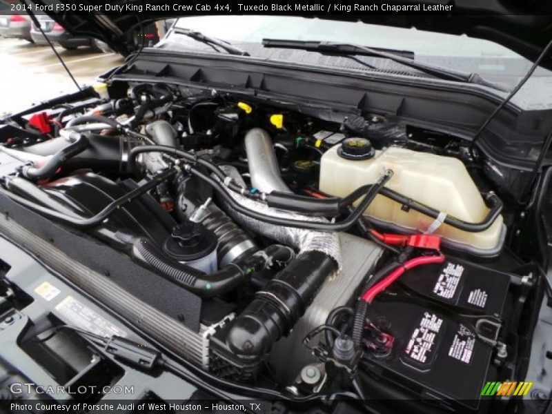 Tuxedo Black Metallic / King Ranch Chaparral Leather 2014 Ford F350 Super Duty King Ranch Crew Cab 4x4