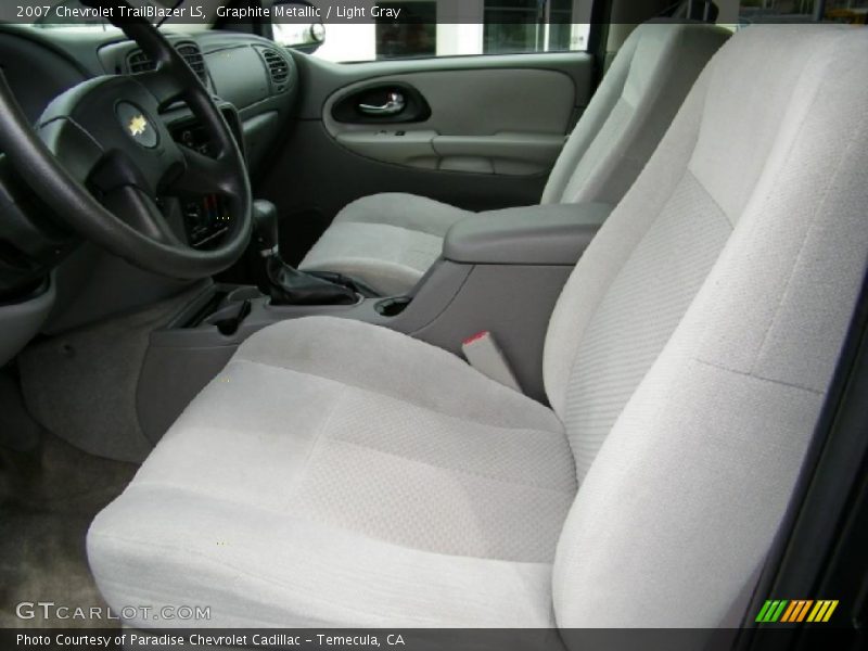 Graphite Metallic / Light Gray 2007 Chevrolet TrailBlazer LS