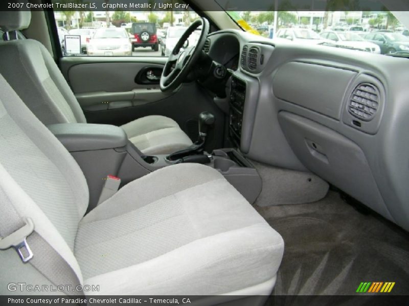 Graphite Metallic / Light Gray 2007 Chevrolet TrailBlazer LS