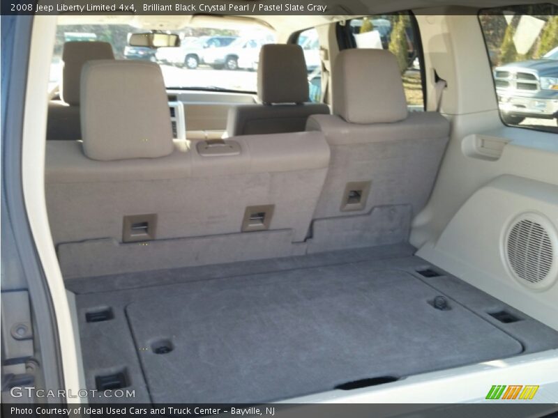 Brilliant Black Crystal Pearl / Pastel Slate Gray 2008 Jeep Liberty Limited 4x4