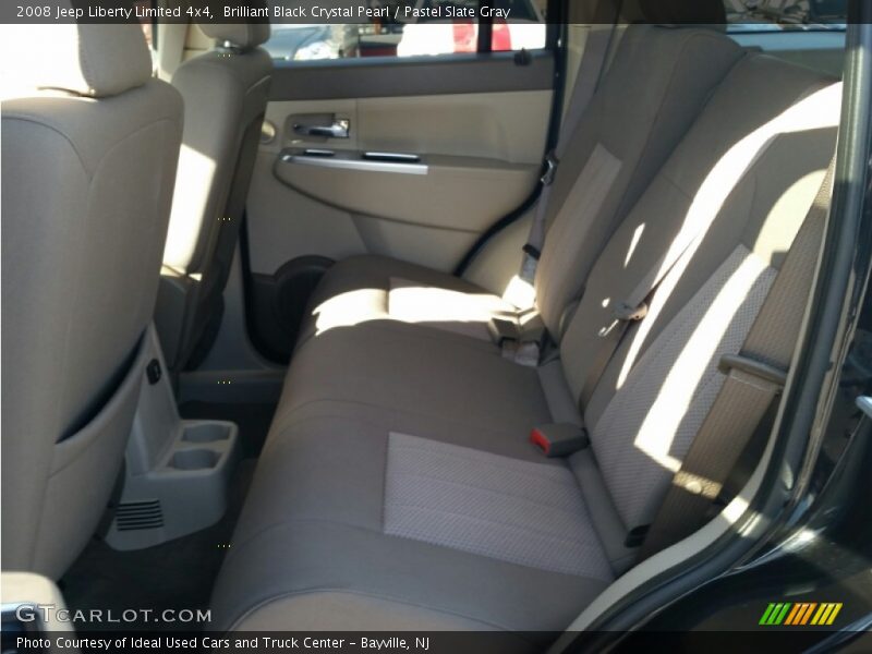 Brilliant Black Crystal Pearl / Pastel Slate Gray 2008 Jeep Liberty Limited 4x4