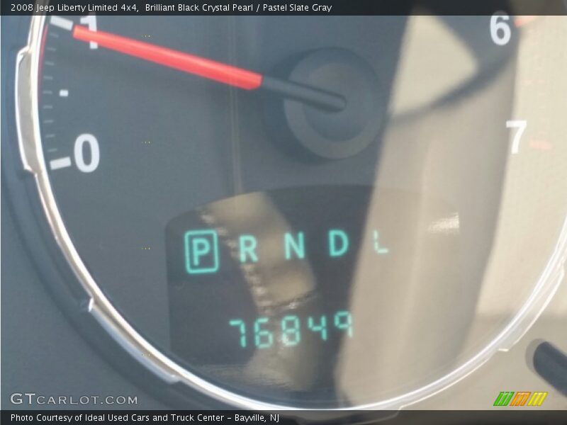 Brilliant Black Crystal Pearl / Pastel Slate Gray 2008 Jeep Liberty Limited 4x4