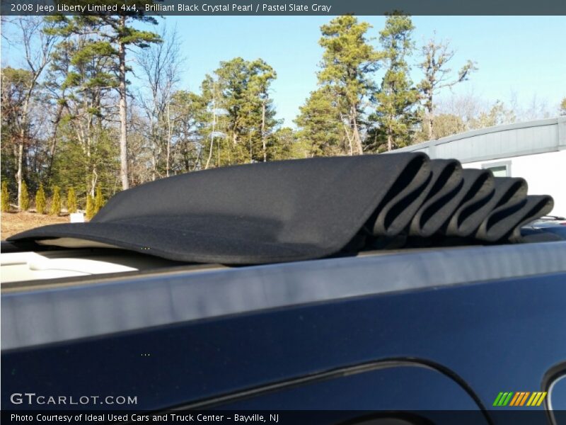 Brilliant Black Crystal Pearl / Pastel Slate Gray 2008 Jeep Liberty Limited 4x4