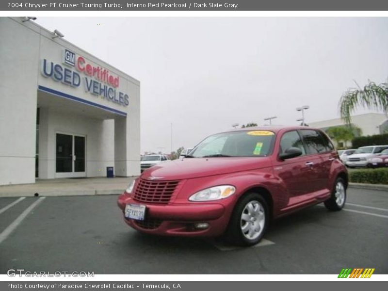 Inferno Red Pearlcoat / Dark Slate Gray 2004 Chrysler PT Cruiser Touring Turbo