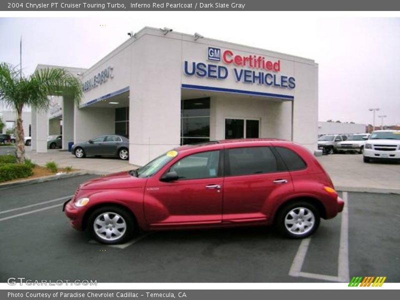 Inferno Red Pearlcoat / Dark Slate Gray 2004 Chrysler PT Cruiser Touring Turbo