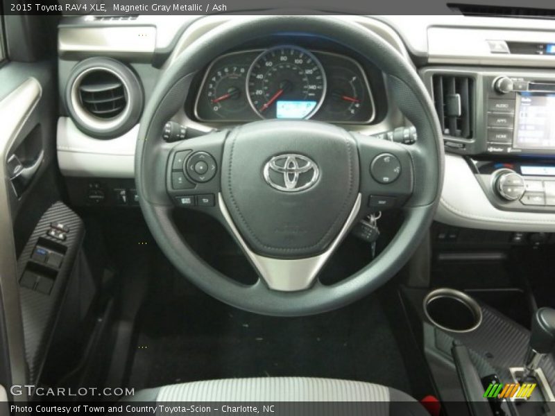 Magnetic Gray Metallic / Ash 2015 Toyota RAV4 XLE