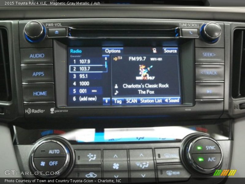 Magnetic Gray Metallic / Ash 2015 Toyota RAV4 XLE