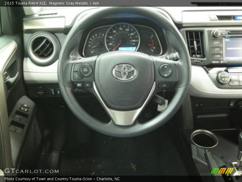 Magnetic Gray Metallic / Ash 2015 Toyota RAV4 XLE