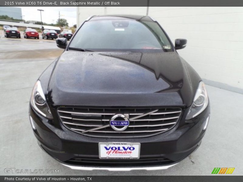 Black Sapphire Metallic / Off Black 2015 Volvo XC60 T6 Drive-E