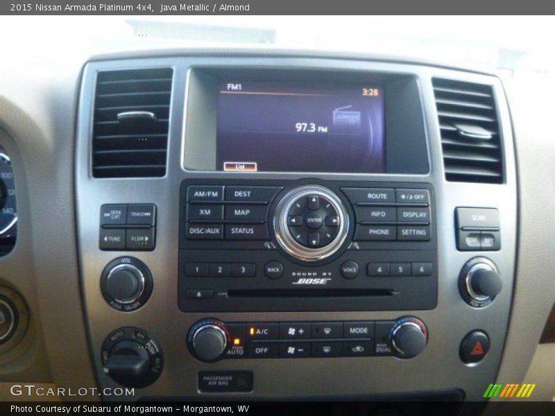 Controls of 2015 Armada Platinum 4x4