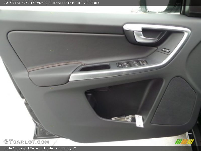 Black Sapphire Metallic / Off Black 2015 Volvo XC60 T6 Drive-E