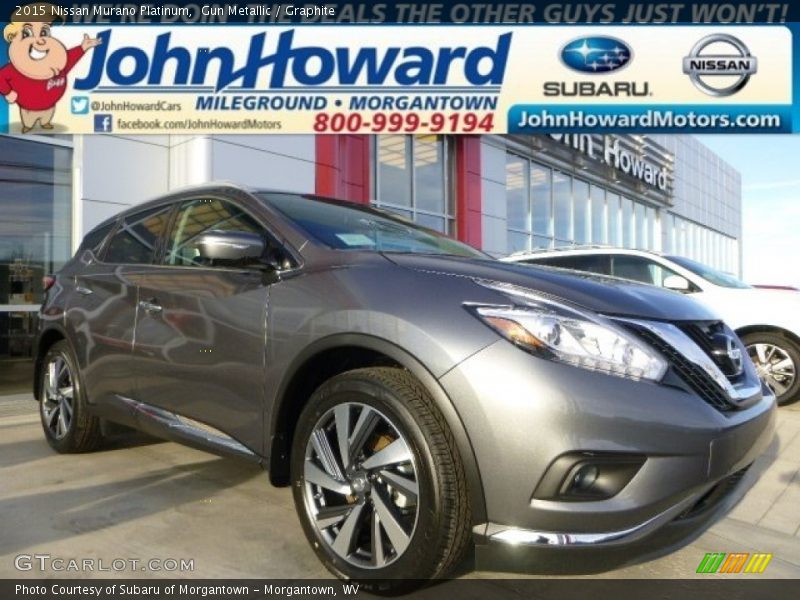 Gun Metallic / Graphite 2015 Nissan Murano Platinum