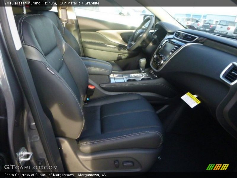 Front Seat of 2015 Murano Platinum