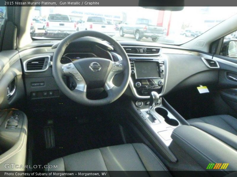 Graphite Interior - 2015 Murano Platinum 