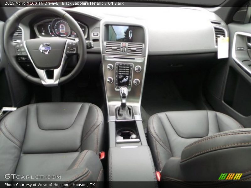 Black Sapphire Metallic / Off Black 2015 Volvo XC60 T6 Drive-E