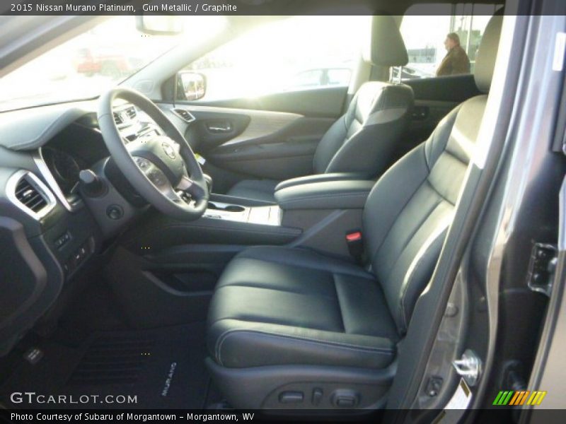 Front Seat of 2015 Murano Platinum