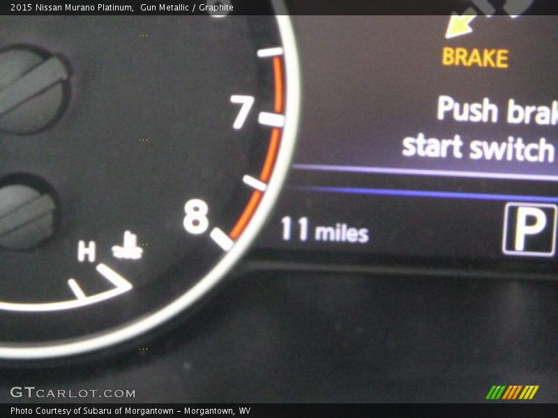 Gun Metallic / Graphite 2015 Nissan Murano Platinum
