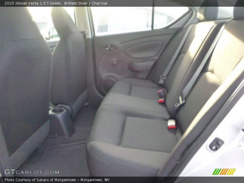 Brilliant Silver / Charcoal 2015 Nissan Versa 1.6 S Sedan