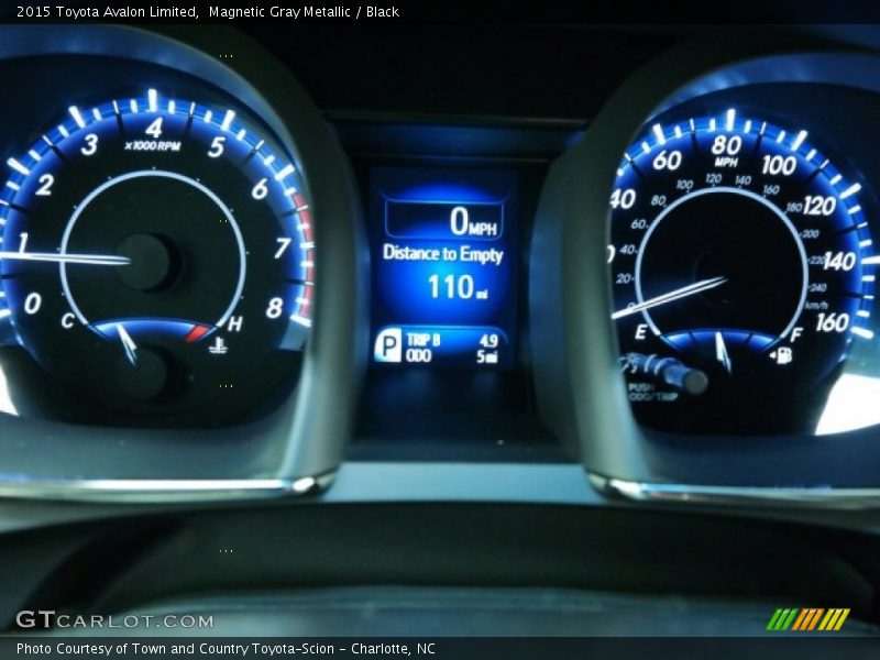 Magnetic Gray Metallic / Black 2015 Toyota Avalon Limited