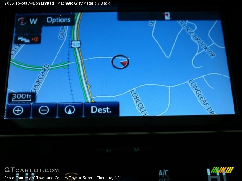 Magnetic Gray Metallic / Black 2015 Toyota Avalon Limited