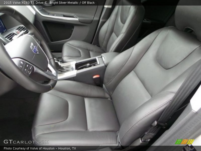 Bright Silver Metallic / Off Black 2015 Volvo XC60 T5 Drive-E