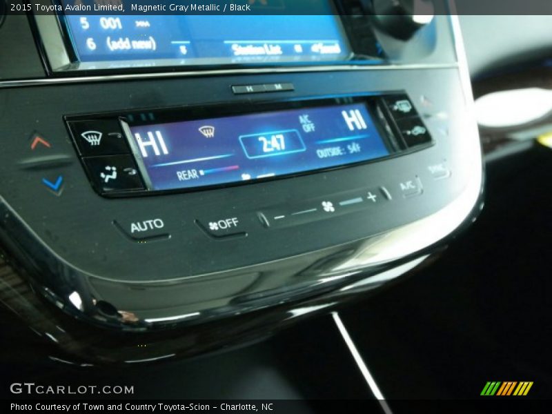 Magnetic Gray Metallic / Black 2015 Toyota Avalon Limited