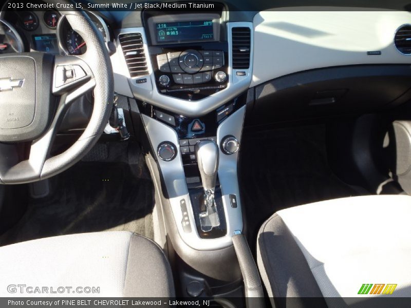Summit White / Jet Black/Medium Titanium 2013 Chevrolet Cruze LS