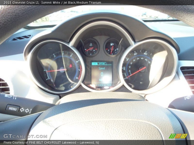 Summit White / Jet Black/Medium Titanium 2013 Chevrolet Cruze LS