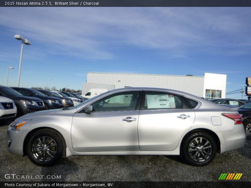 Brilliant Silver / Charcoal 2015 Nissan Altima 2.5 S