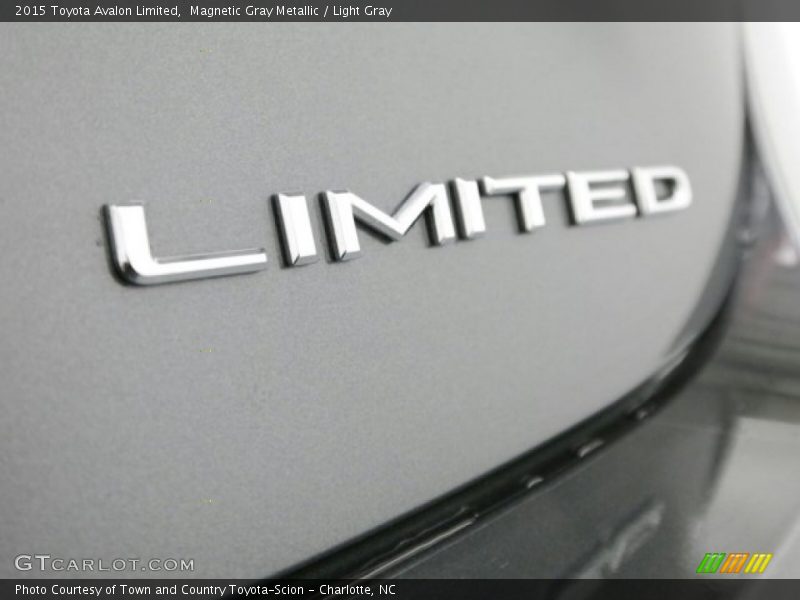 Magnetic Gray Metallic / Light Gray 2015 Toyota Avalon Limited