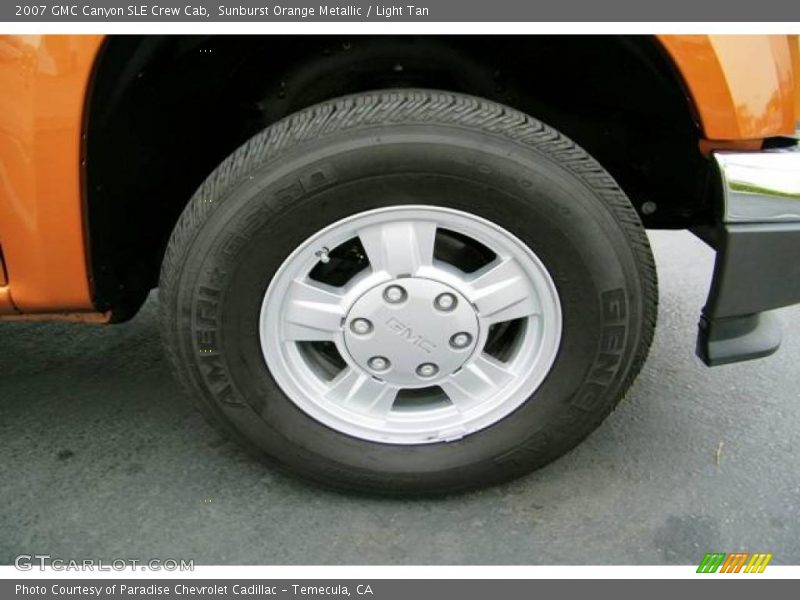Sunburst Orange Metallic / Light Tan 2007 GMC Canyon SLE Crew Cab