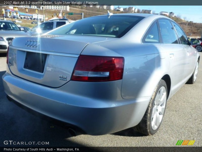 Light Silver Metallic / Platinum 2007 Audi A6 3.2 quattro Sedan