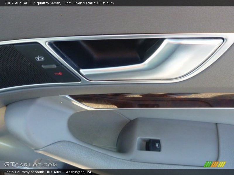 Light Silver Metallic / Platinum 2007 Audi A6 3.2 quattro Sedan