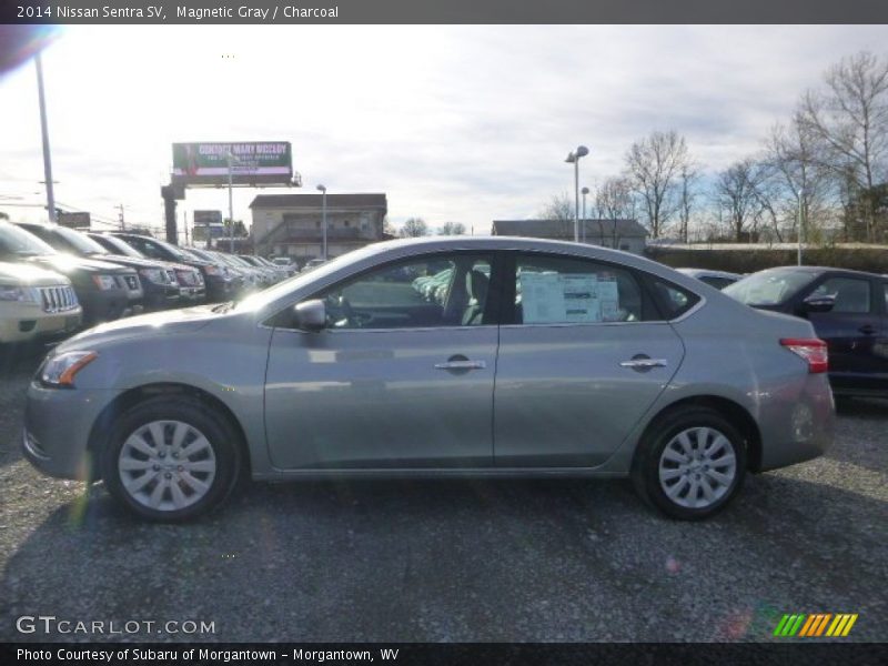 Magnetic Gray / Charcoal 2014 Nissan Sentra SV