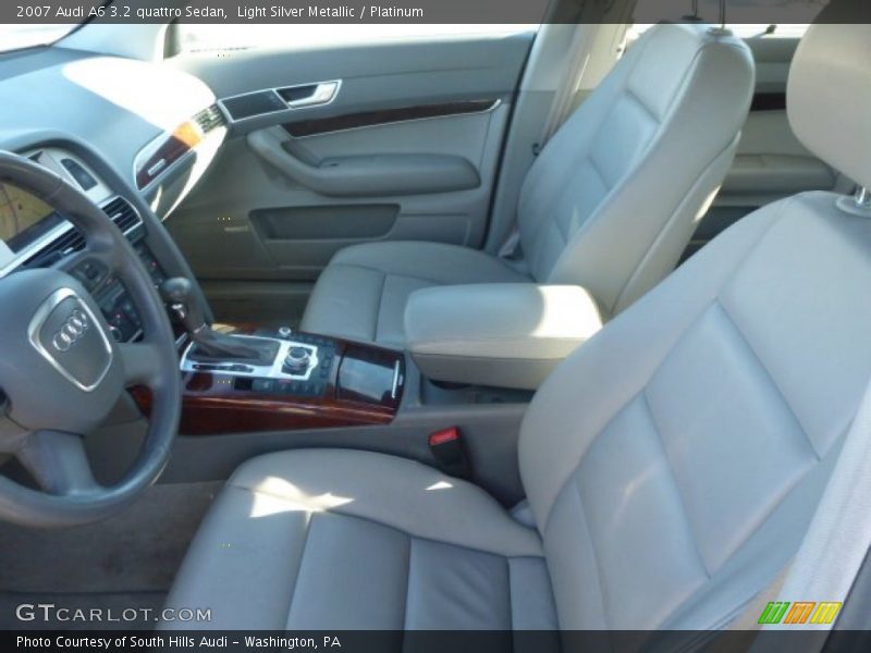 Light Silver Metallic / Platinum 2007 Audi A6 3.2 quattro Sedan