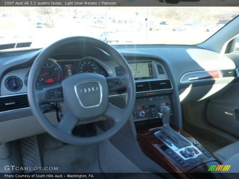 Light Silver Metallic / Platinum 2007 Audi A6 3.2 quattro Sedan