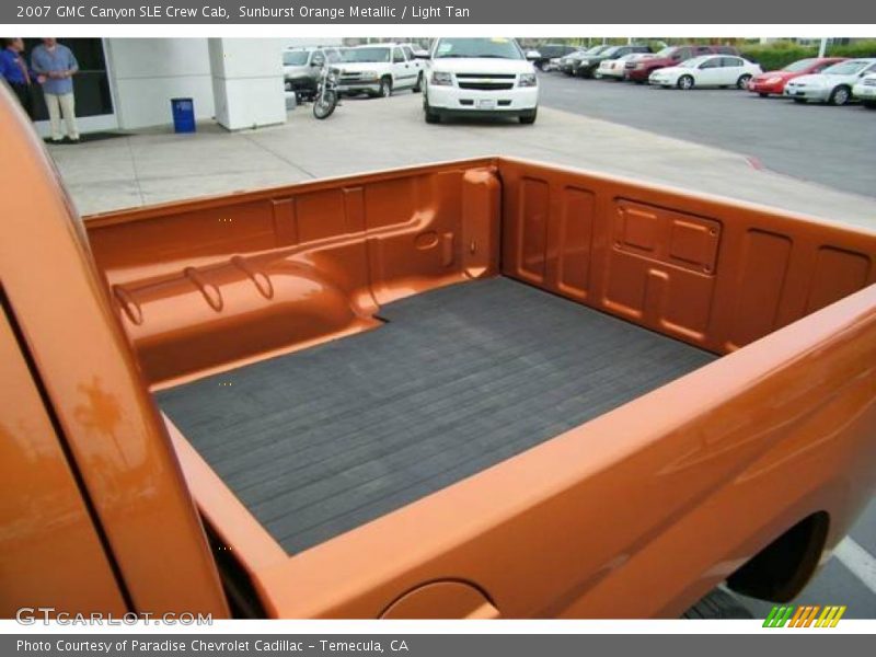 Sunburst Orange Metallic / Light Tan 2007 GMC Canyon SLE Crew Cab